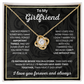 Girlfriend Necklace Gift From Boyfriend on Birthday, Valentine's Day
