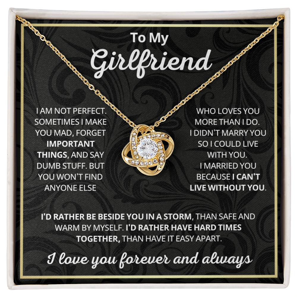 Girlfriend Necklace Gift From Boyfriend on Birthday, Valentine's Day