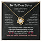 Women's Day Sister Necklace, Best Friend Gift From Brother & Sis