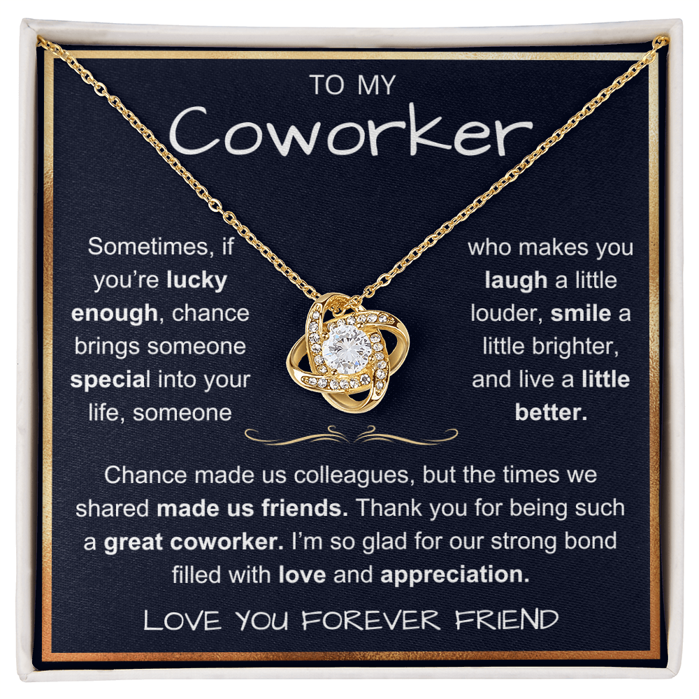 To an Amazing Coworker Necklace - Work Besties Gifts for Women