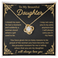 To My Amazing Daughter | I Am Always Right Here in Your Heart | Necklace