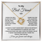 Best Friend Forever Necklace in Sterling Silver – Friendship Jewelry for Women