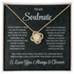Soulmate Jewelry for Her on Valentine's Day, the Best Gifts for Wife, Girlfriend