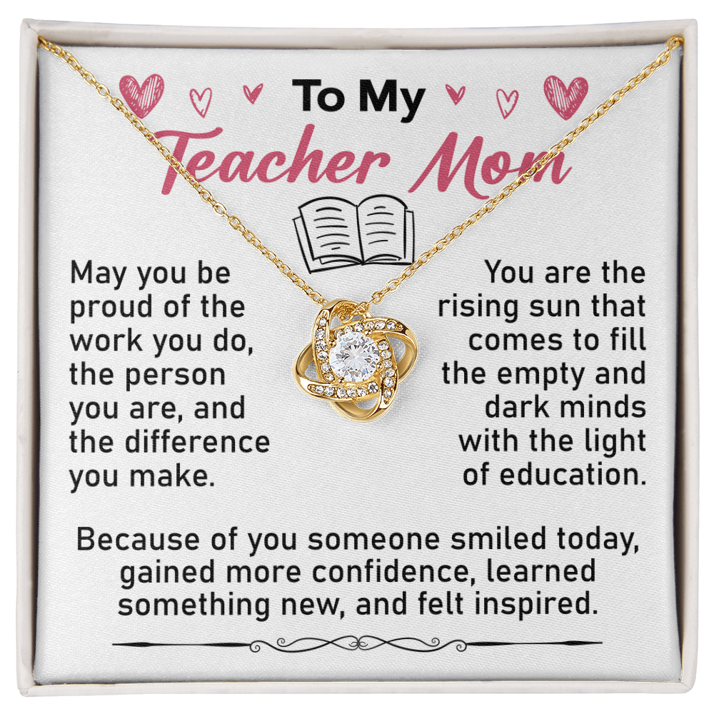 Elegant Necklace with gift box and heartfelt message