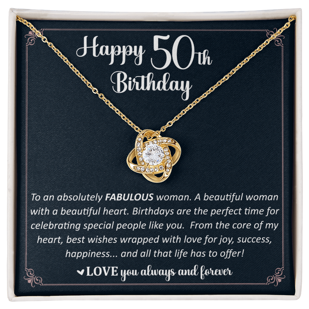 Happy 50th Birthday Wishes for Her With a Heartfelt Message