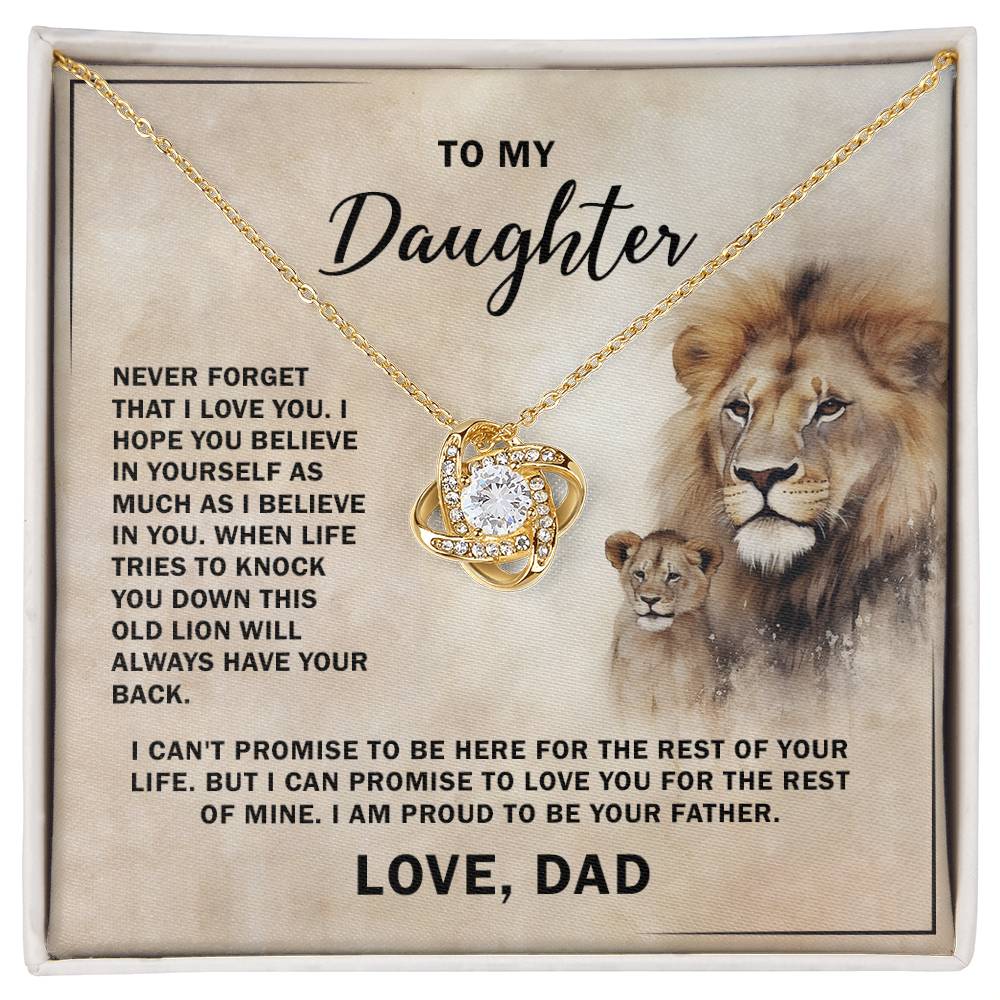 Daughter i love you on sale necklace