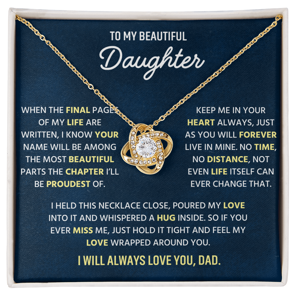 Dad Jewelry for Daughter, Birthday Gifts for Daughter
