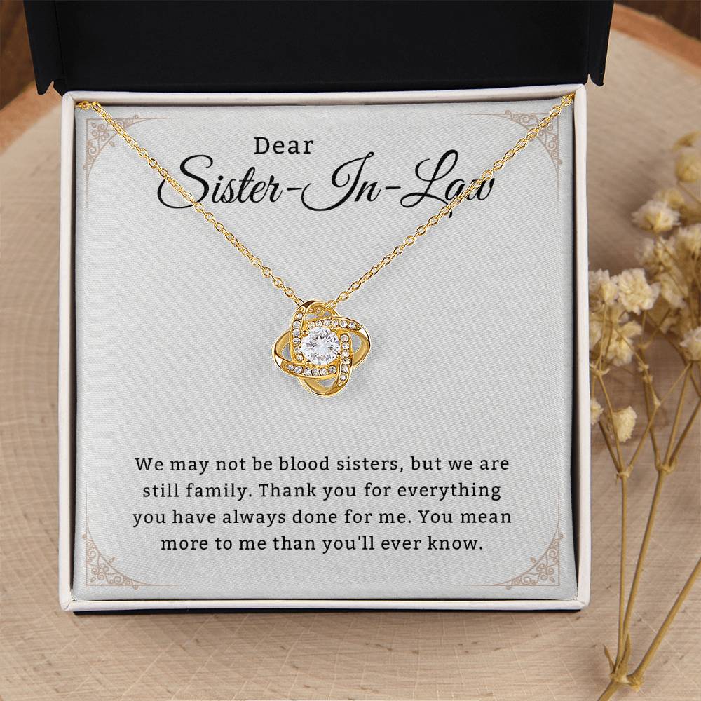 To My Sister In Law Necklace, Sister In Law Gifts From Sister In Law, Sister In Law Gifts, Sister In Law Wedding Gift, Sister In Law Birthday Gifts, Sister In Law Christmas Gifts