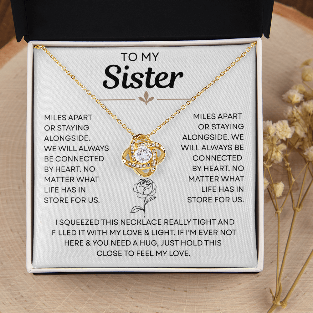 Sister Necklace From Brother, Jewelry for Sisters From Sister