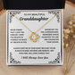 To My Granddaughter - I Will Forever Love You - Necklace