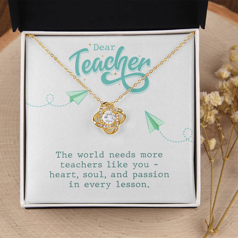 Stainless Steel Gift Teacher Necklace, Teacher Gift, Teacher Jewelry, To My Best Teacher Necklace, Gift For My Teacher