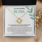 New Business Owner Gift - Love Knot Jewelry Keepsake for Boss Lady