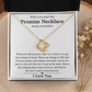 Promise Necklace for Her, Soulmate Girlfriend Wife Finacee