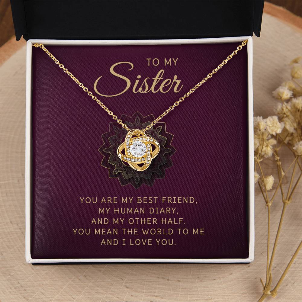 Sister Necklace From Brother, Birthday Gift For Sister, Gift From Brother, Brother And Sister Gift, Little Sister Gift, Christmas Gift