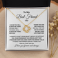 Best Friend Forever Necklace in Sterling Silver – Friendship Jewelry for Women