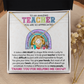 Cute Teacher Necklace for Women Back to School Teacher Jewelry Gift