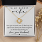 To My Precious Wife –  You Are My Happiness, My Strength – Gift Necklace for Her