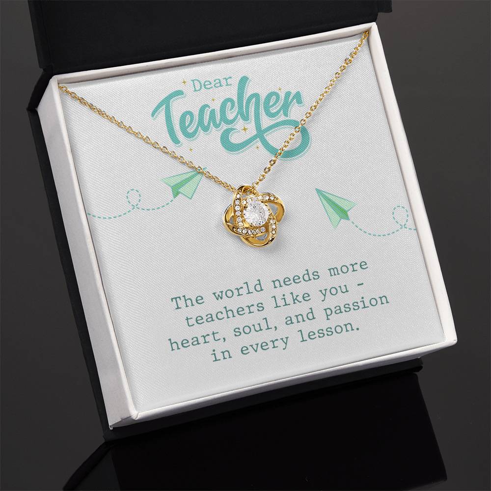 Stainless Steel Gift Teacher Necklace, Teacher Gift, Teacher Jewelry, To My Best Teacher Necklace, Gift For My Teacher