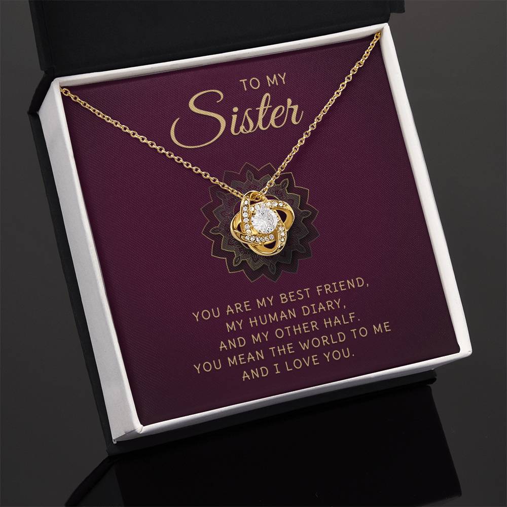 Sister Necklace From Brother, Birthday Gift For Sister, Gift From Brother, Brother And Sister Gift, Little Sister Gift, Christmas Gift