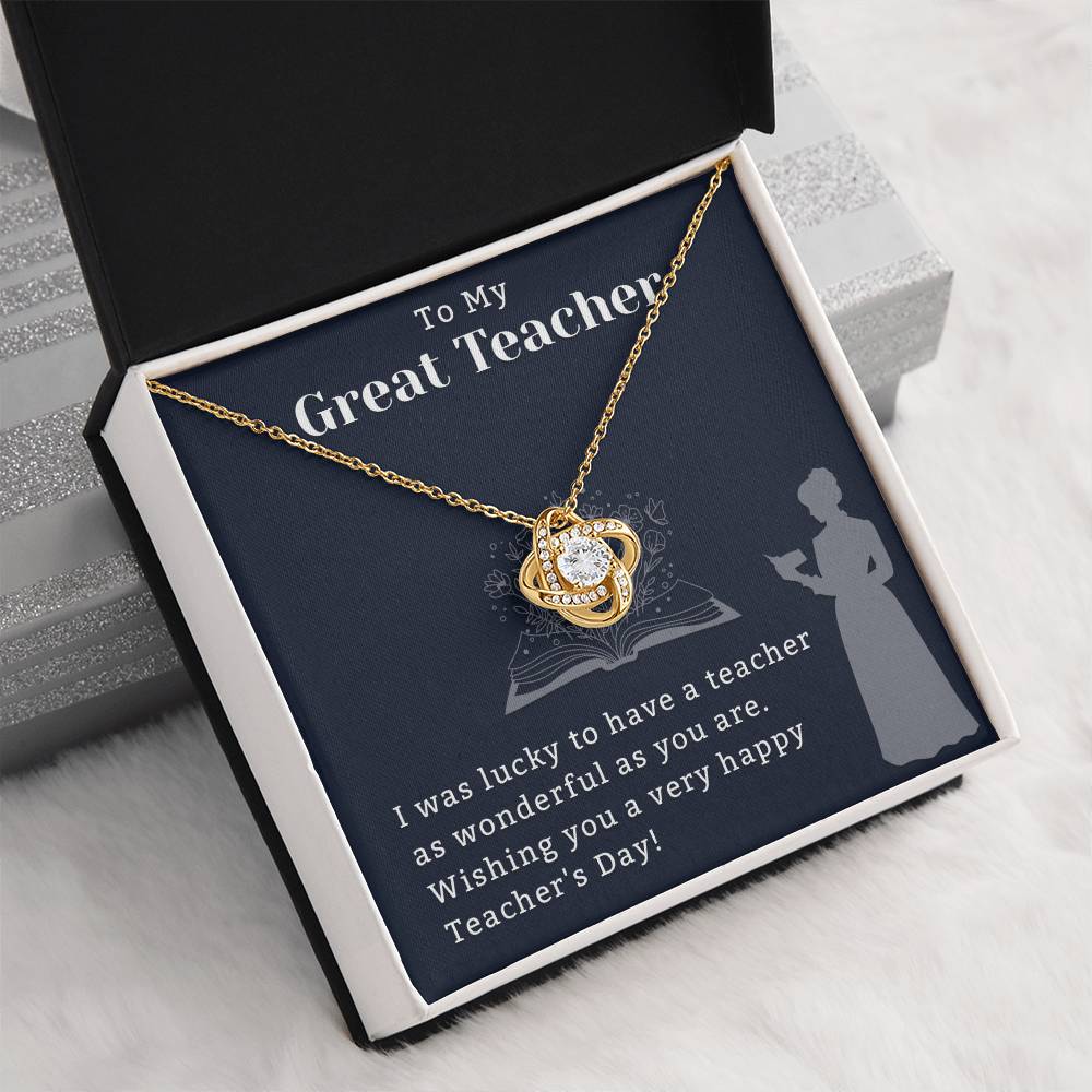 Teacher Necklace, To My Teacher Gift Necklace, Meaning Gift For Teacher With Sentimental Message Card, Teacher Gift, Jewelry For Teacher