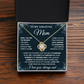 To My Mom - I Love You So Much - Love Knot Necklace