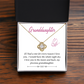 Gift of Love - Granddaughter Necklace to Make Her Smile