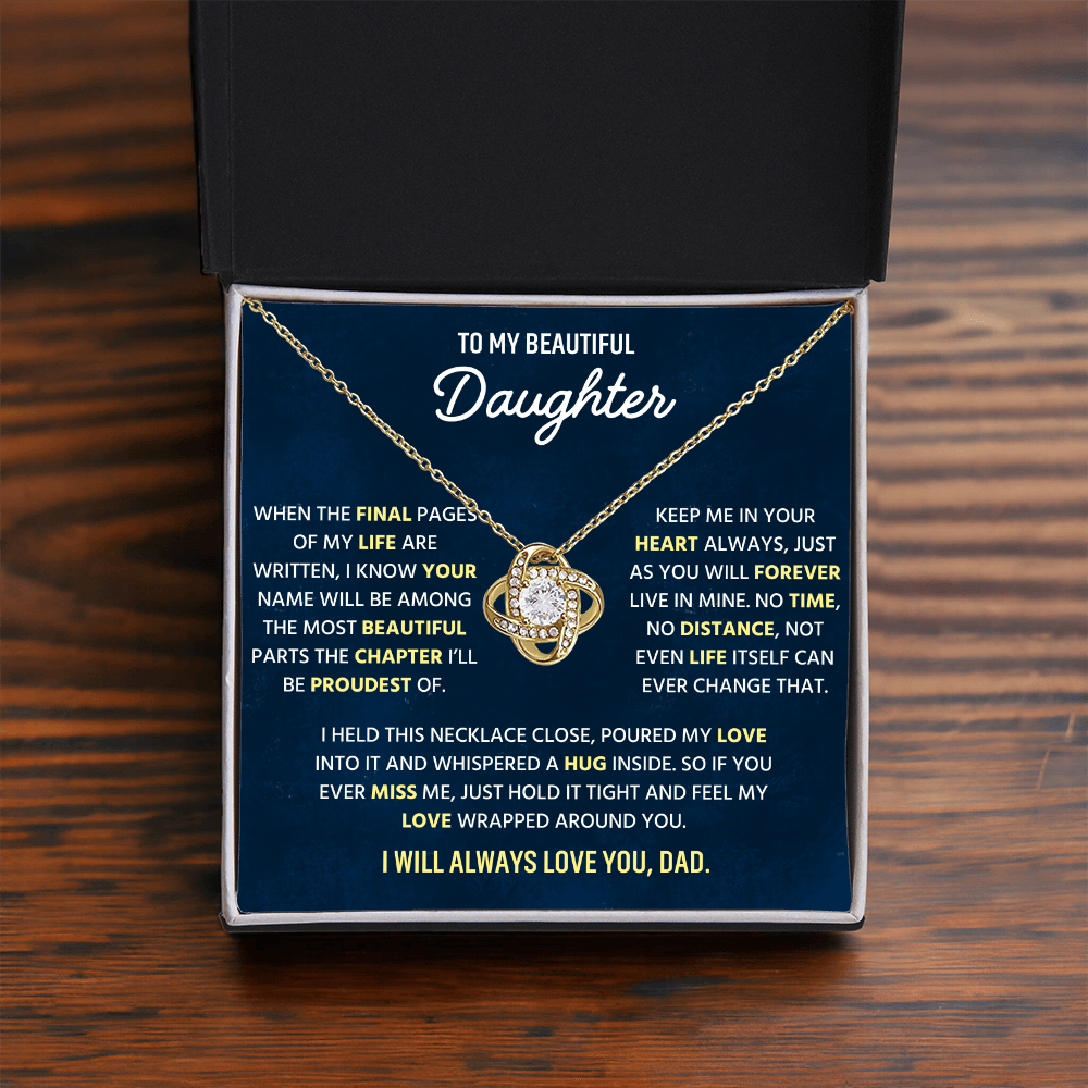 Dad Jewelry for Daughter, Birthday Gifts for Daughter