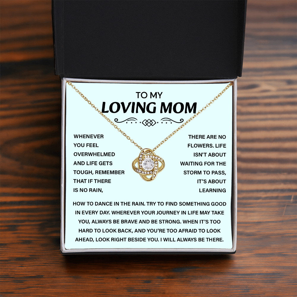 To My Loving Mom - You Are the Heartbeat of Our Family - Necklace for Her