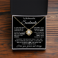 Romantic Valentine's Gift for Wife, I Love You Always and Forever Necklace