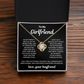 Valentine's Gifts for Girlfriend Necklace From Boyfriend Message Card & LED Box