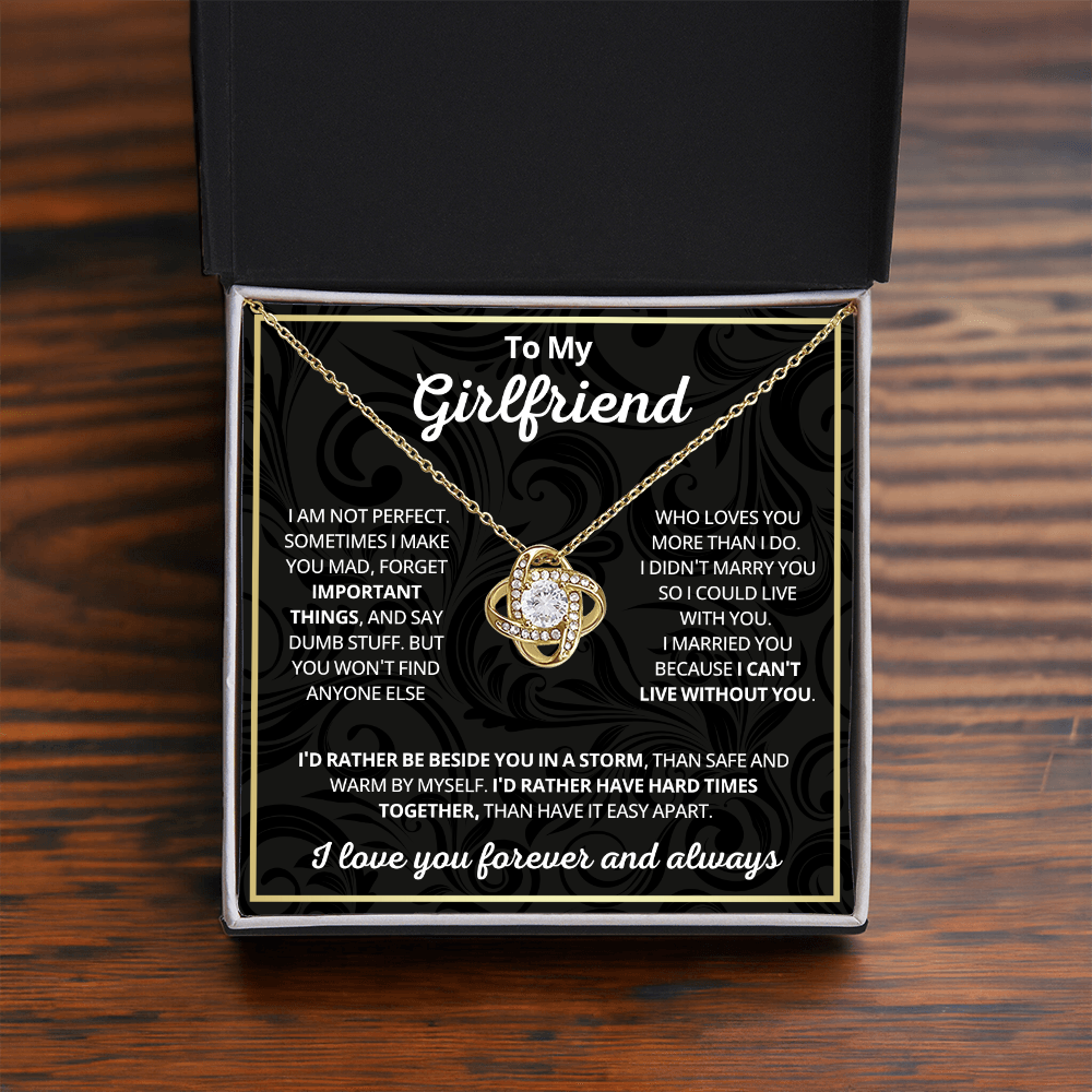 Girlfriend Necklace Gift From Boyfriend on Birthday, Valentine's Day