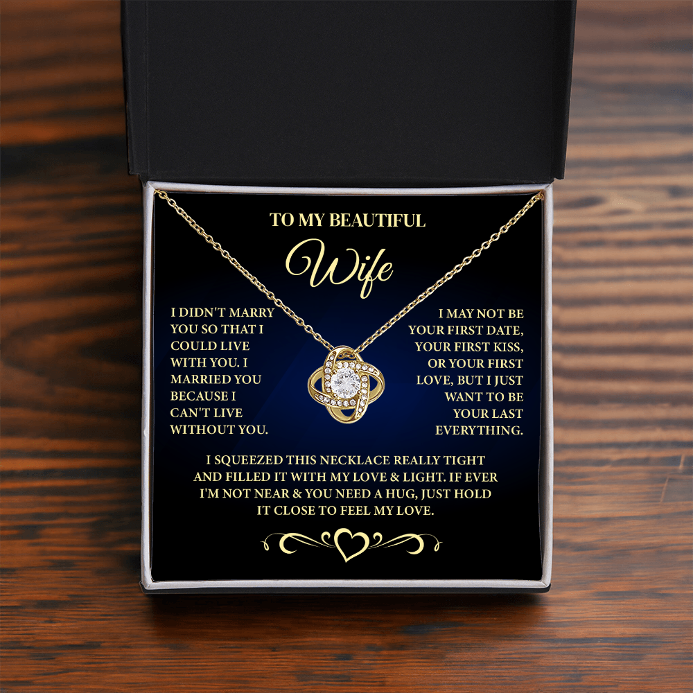 To My Wife – You Are My True North, My Anchor, My Everything - Necklace