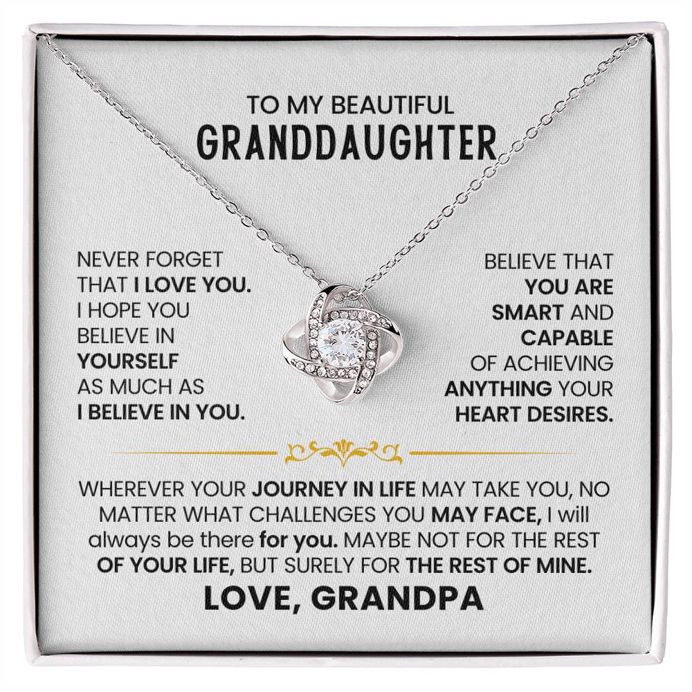 To My Beautiful Granddaughter - Carry My Love Wherever You Go