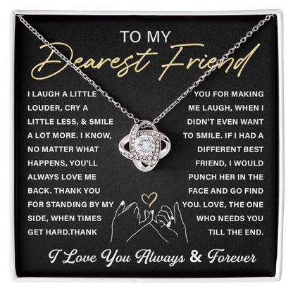 To My Dearest Friend - Heart Gifts Friendship Gift for Women for Christmas