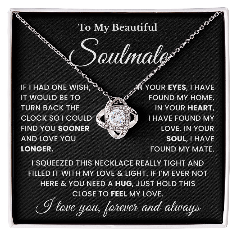 Romantic Valentine's Gift for Wife, I Love You Always and Forever Necklace