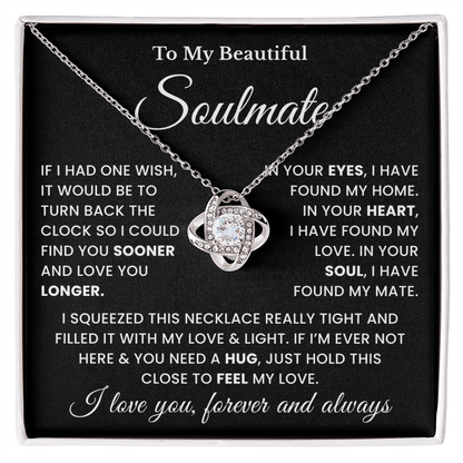 Romantic Valentine's Gift for Wife, I Love You Always and Forever Necklace