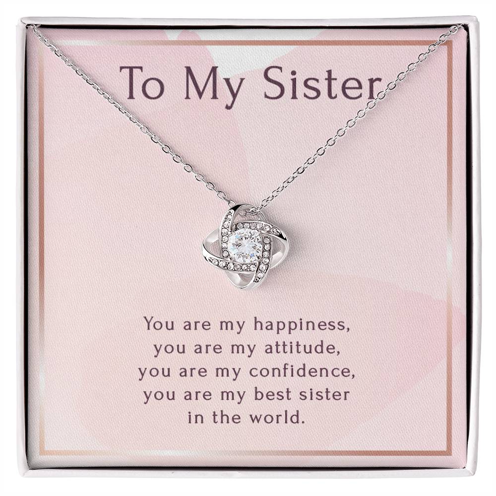 To My Sister Necklace, Big Sister Little Sister Necklace, Sister Necklace Gifts From Sister, Big Sister Necklace For Little Sister, Sterling Silver Sister Necklace For Birthday