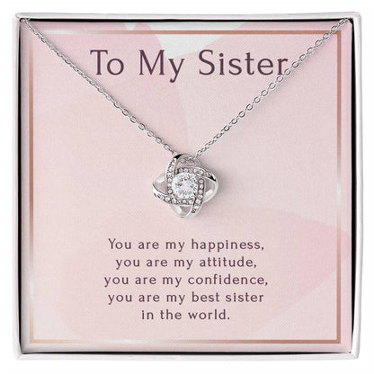 To My Sister Necklace, Big Sister Little Sister Necklace, Sister Necklace Gifts From Sister, Big Sister Necklace For Little Sister, Sterling Silver Sister Necklace For Birthday