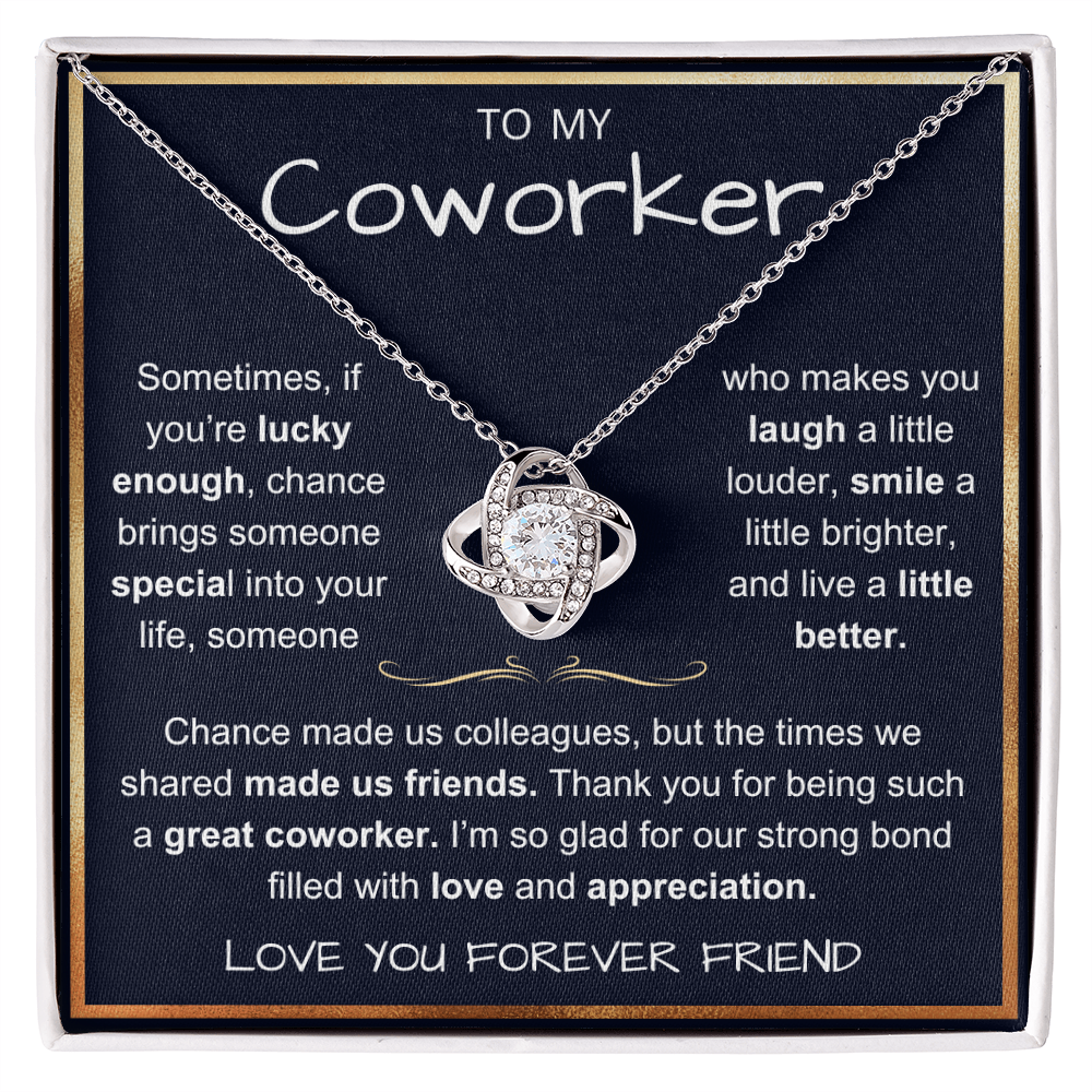 To an Amazing Coworker Necklace - Work Besties Gifts for Women