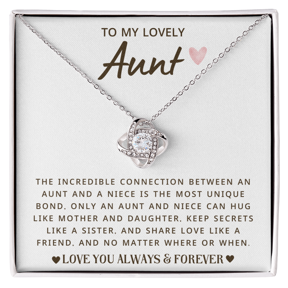 Aunt Gift From Nephew Niece - Aunt Appreciation Jewelry, Necklace for Women