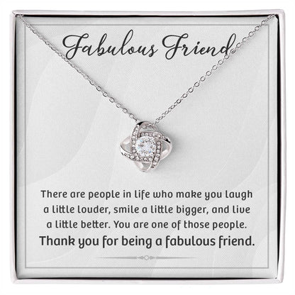 Love Knot Friendship Necklace - A Fabulous Gift for Friends