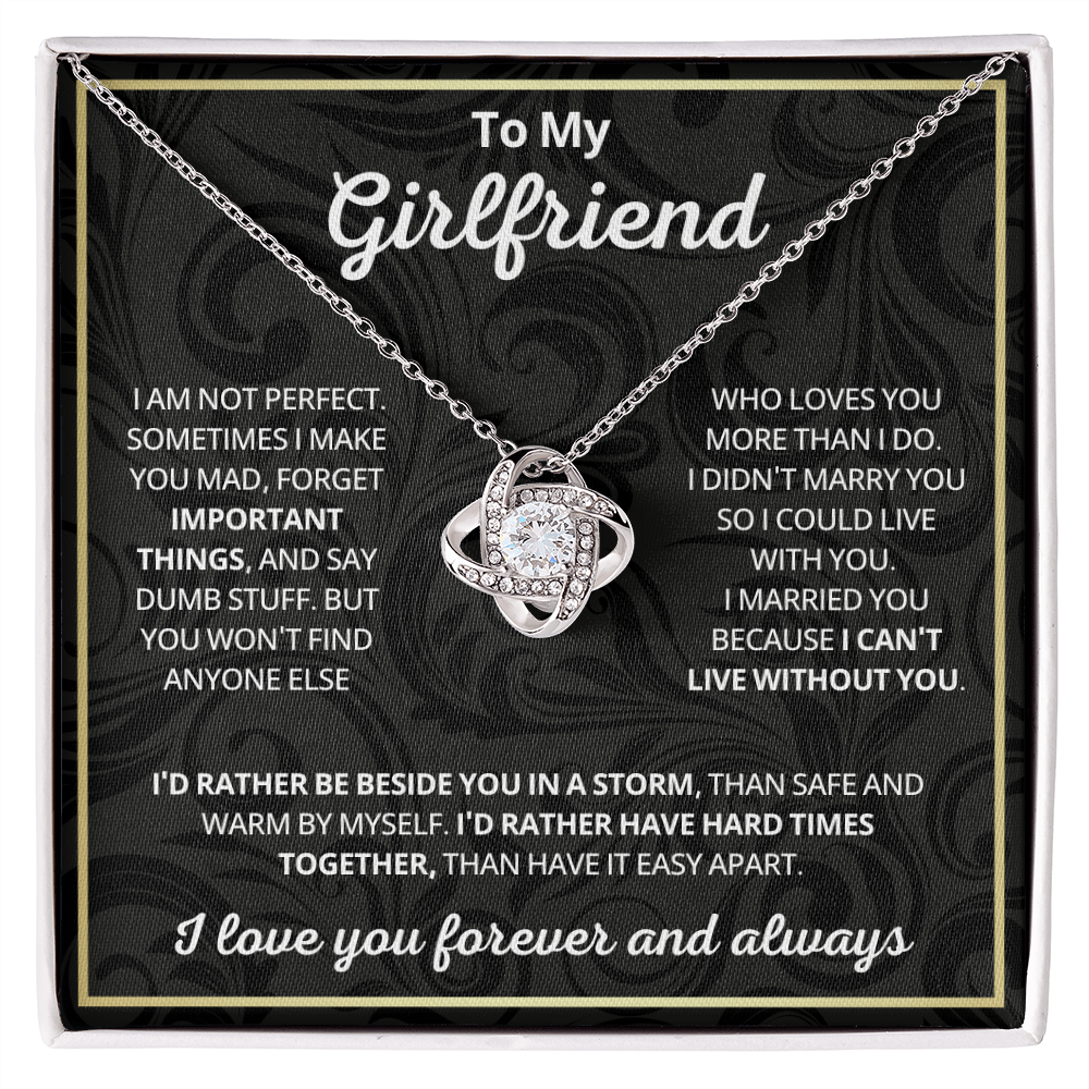 Girlfriend Necklace Gift From Boyfriend on Birthday, Valentine's Day