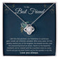 Best Friend Gift Necklace - Love Knot Jewelry for BFFs - A Meaningful Token of Friendship to Cherish Special Moments Together