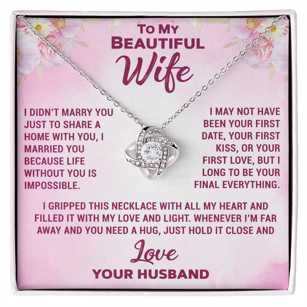 To My Daughter Necklace from Dad – Alluring Beauty Necklace, A Meaningful Gift