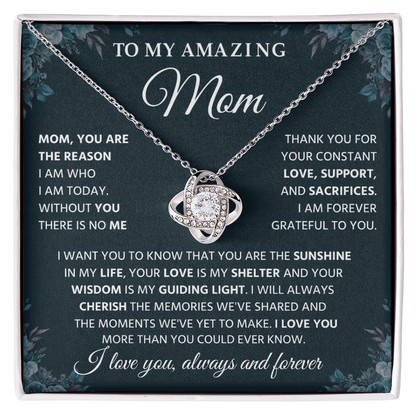 Mother's Day Necklace From Son, Pendant Jewelry for Mother From Daughter