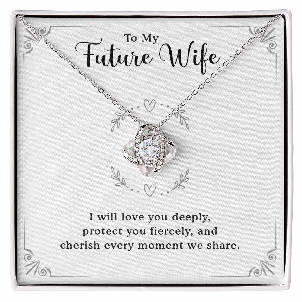 Heart Necklace with Message Card, The Perfect Gift for Fiancé, Future Wife, or Girlfriend - Celebrate Love on Anniversaries, Birthdays, Valentine's, and Mother's Day