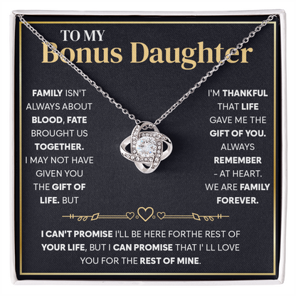 To My Beautiful Bonus Daughter - You Brought Your Unique Sparkle Into Our Family