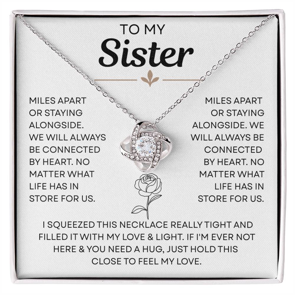 Sister Necklace From Brother, Jewelry for Sisters From Sister