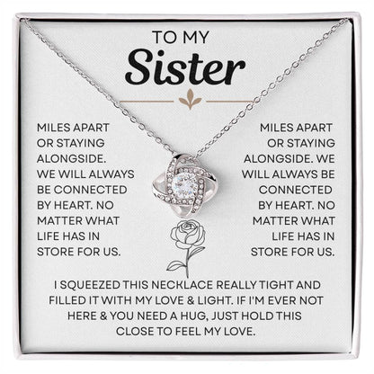 Sister Necklace From Brother, Jewelry for Sisters From Sister
