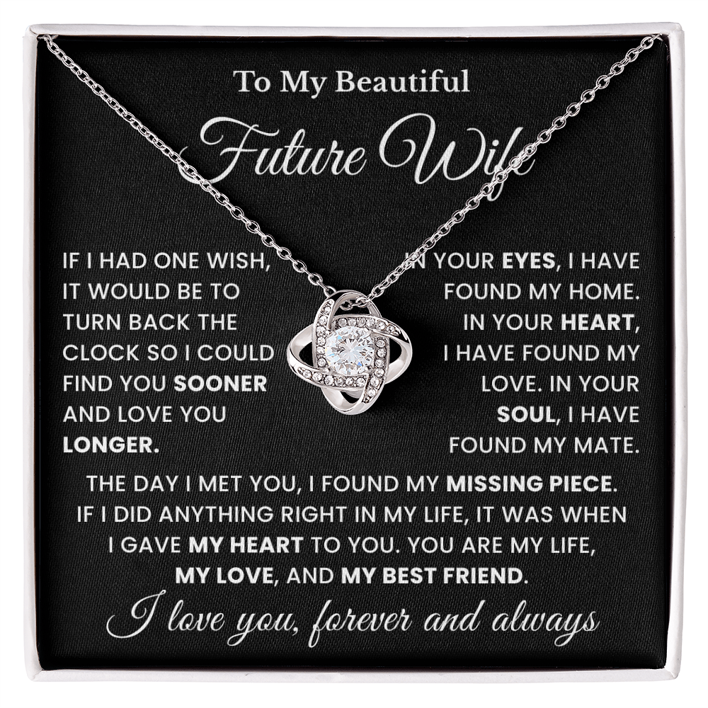 To My Future Wife Necklace, Best Wife Gifts From Husband, Sentimental Gifts for Women